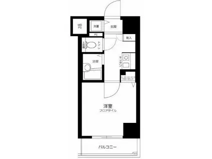 ステージファースト目白(1K/11階)の間取り写真