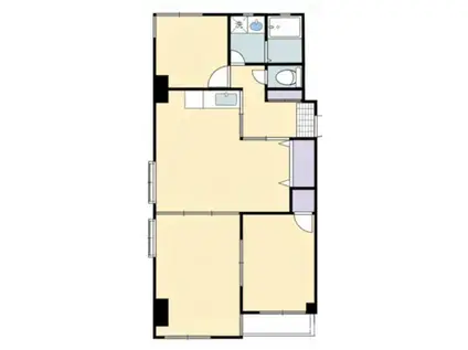 マウスフィールドⅤ(3LDK/5階)の間取り写真