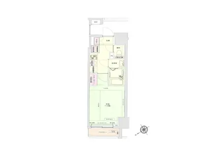 アイル銀座京橋壱番館(1K/6階)の間取り写真