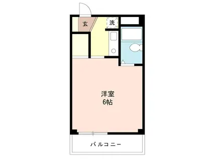 アネックス鹿手袋1期(1K/3階)の間取り写真