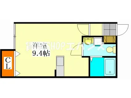 グランガーラ大久保(ワンルーム/1階)の間取り写真