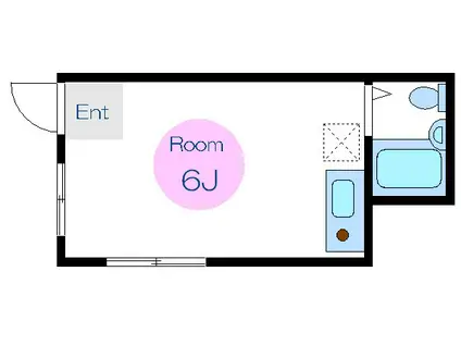 AIRLY GARDEN(ワンルーム/1階)の間取り写真