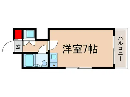 メゾン榎本(ワンルーム/1階)の間取り写真