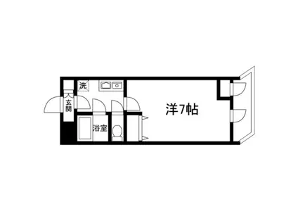 サニーコート29(1K/3階)の間取り写真