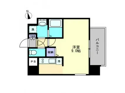 S-FORT高松中野町(1K/5階)の間取り写真