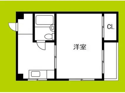 ロフト今里(1K/3階)の間取り写真