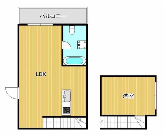 是空 JYUSO(1LDK/6階)の間取り写真