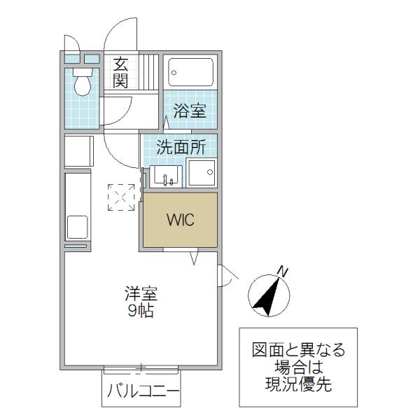 フォレスト サイト(ワンルーム/2階)の間取り写真