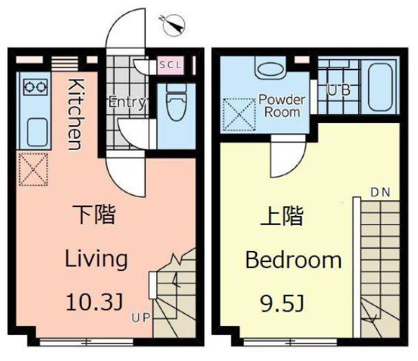 PASEO西新宿五丁目I(1LDK/4階)の間取り写真