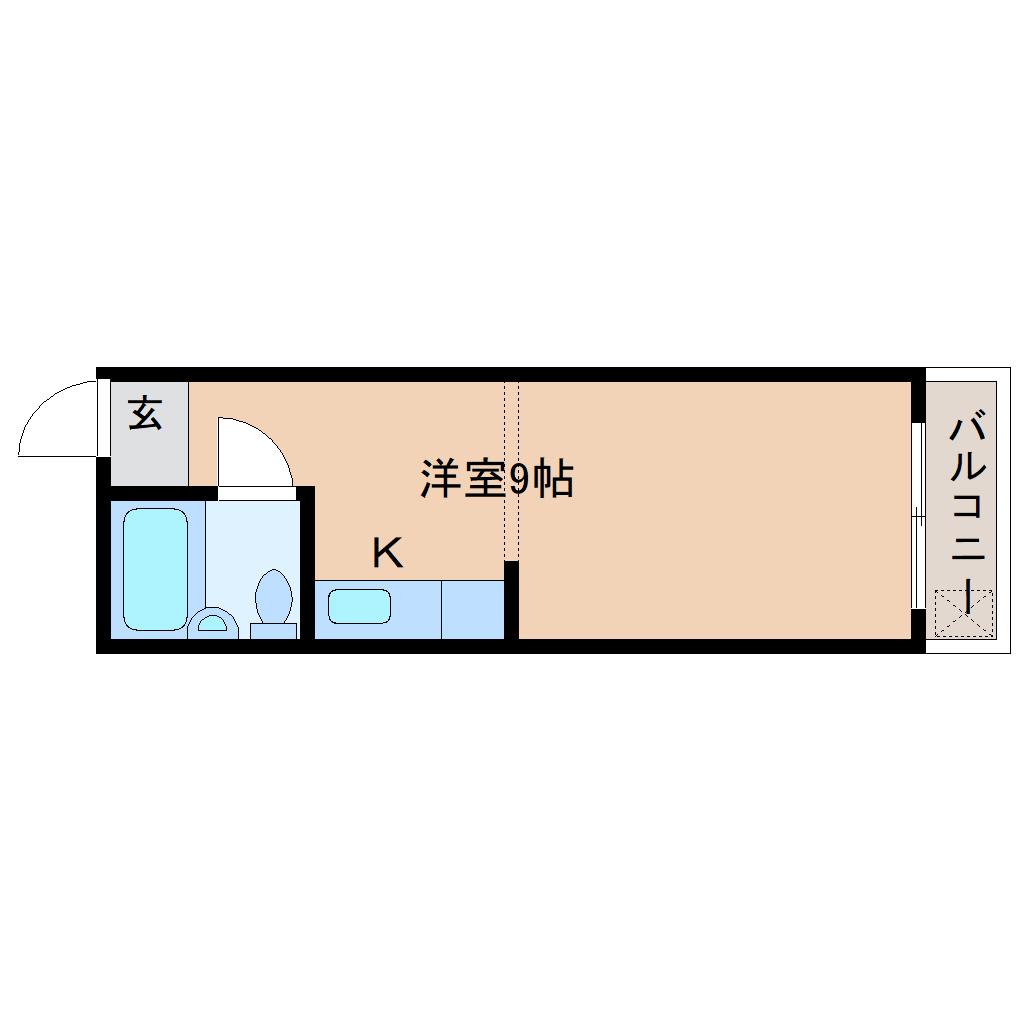 マンションムラタ(ワンルーム/5階)の間取り写真