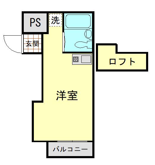NOA大宮(ワンルーム/3階)の間取り写真