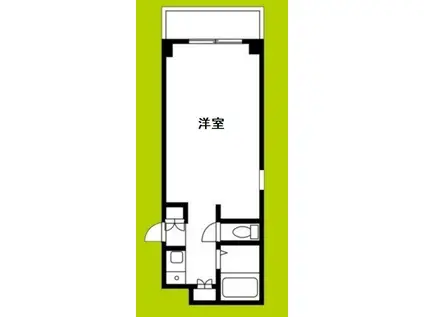 ノアーズアーク北大阪(ワンルーム/6階)の間取り写真