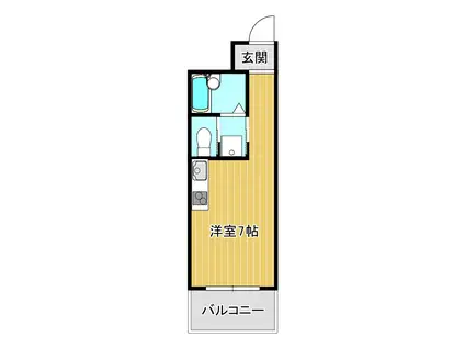 サニ-コート恵美須(ワンルーム/4階)の間取り写真