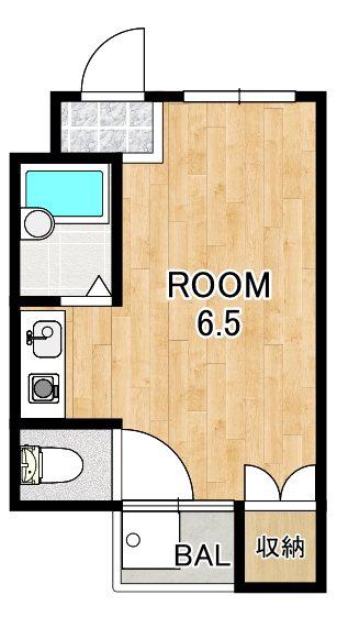 CASA神領(ワンルーム/1階)の間取り写真