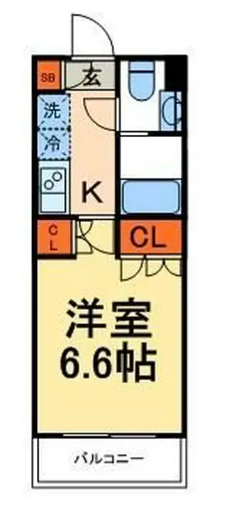 レジディア錦糸町 4階階 間取り