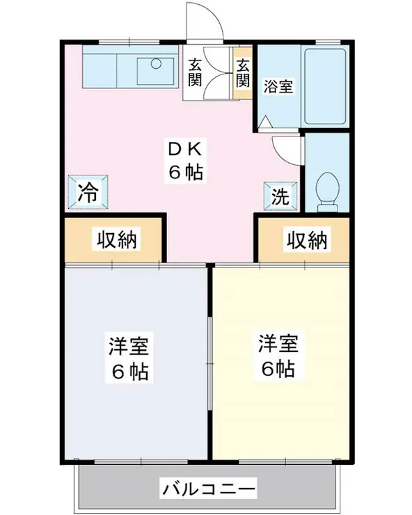 ベイサイドハウス 1階階 間取り