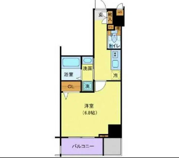 ハーモニーレジデンス池袋ウエストゲート 5階階 間取り