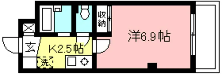 ピアシティ晃和 4階階 間取り