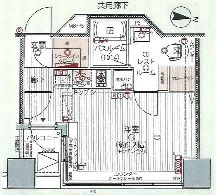 アイフォート千住曙町 2階階 間取り