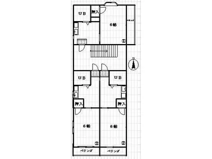 コート西宝町(1K/3階)の間取り写真