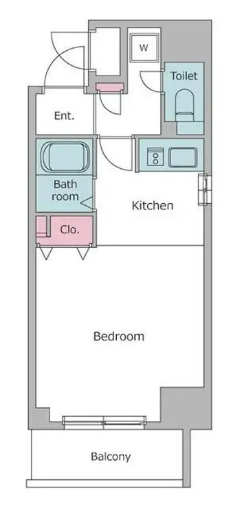 レジディア大井町 6階階 間取り