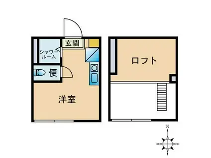 高円寺プレイス(ワンルーム/1階)の間取り写真