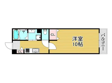 聖天下レジデンス(1K/1階)の間取り写真