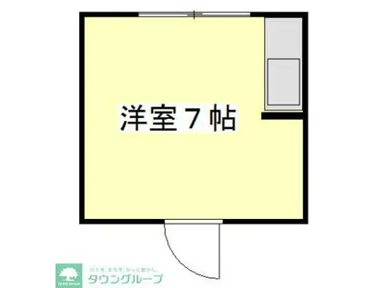 ステューディオ桜台(ワンルーム/4階)の間取り写真