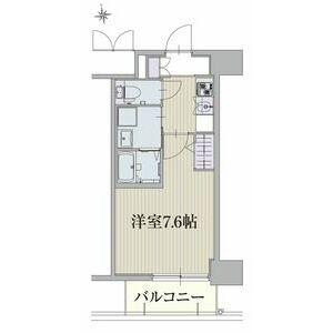 パルティール新栄(1K/5階)の間取り写真