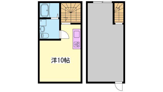 HARIMA BASE 1ST(ワンルーム/1階)の間取り写真