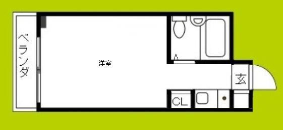 サニーMSビル福町(ワンルーム/6階)の間取り写真