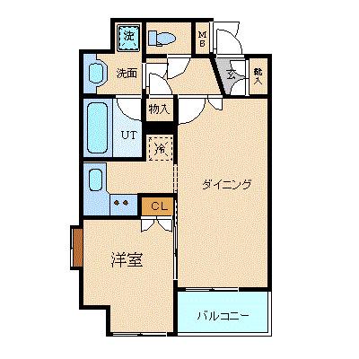パレステュディオ渋谷ステーションフロント(1DK/5階)の間取り写真