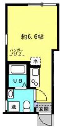 東武伊勢崎線 小菅駅 徒歩7分 3階建 築5年(1K/3階)の間取り写真