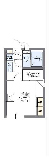 レオパレスたんぽぽ(1K/1階)の間取り写真