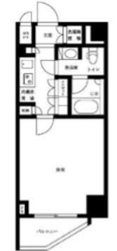  ルーブル三軒茶屋参番館(1K/3階)の間取り写真