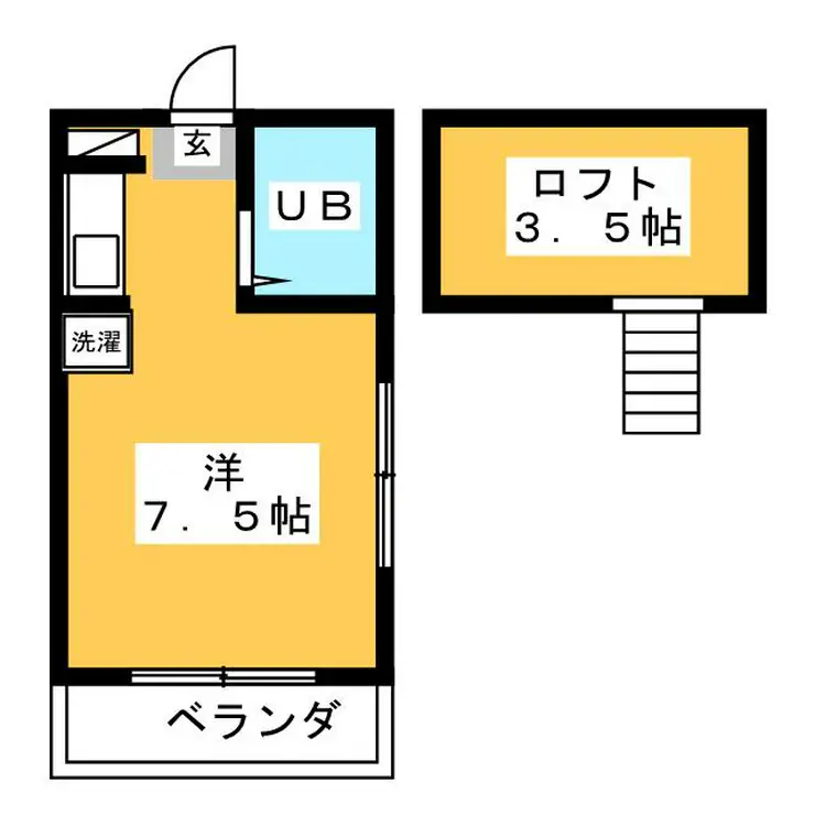 パティオ川越 2階階 間取り