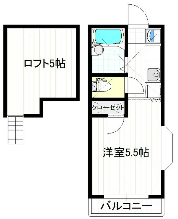 美里ハウス居村 2階階 間取り