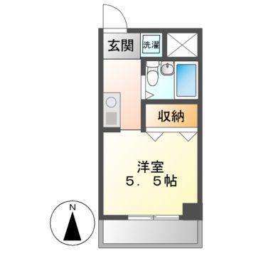 メゾンドエトワール(ワンルーム/3階)の間取り写真