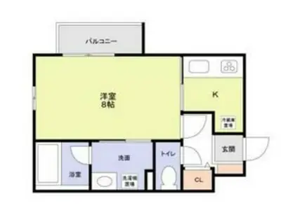 NINA-NINA(1K/1階)の間取り写真