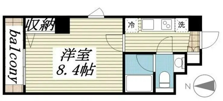 K・HIROO 6階階 間取り