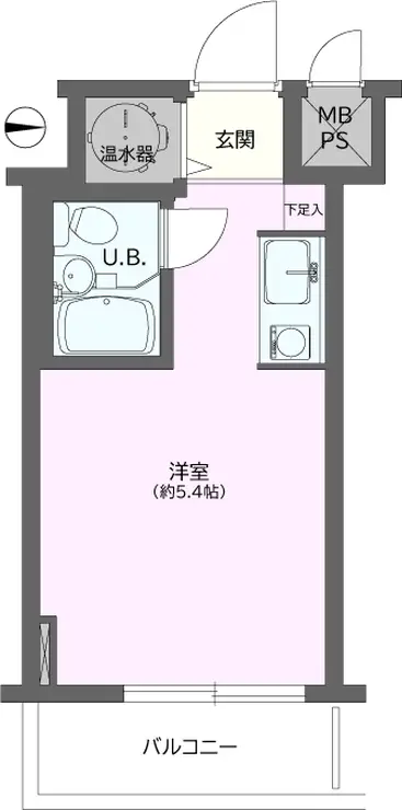 ロジマン御苑 6階階 間取り
