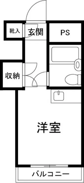 メゾン元横山 4階階 間取り
