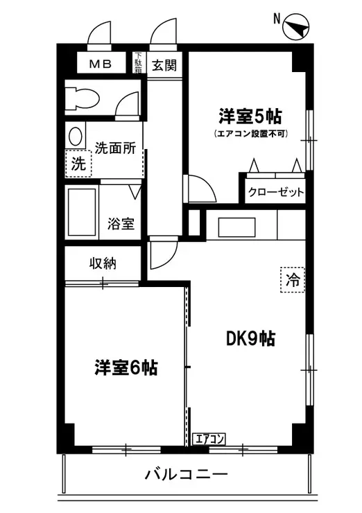 レジョン77 2階階 間取り