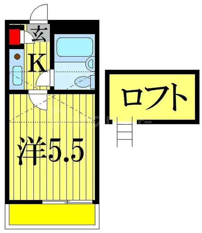 SAP西船橋 2階階 間取り