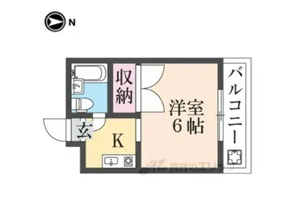 二和ルモンド並河(ワンルーム/2階)の間取り写真