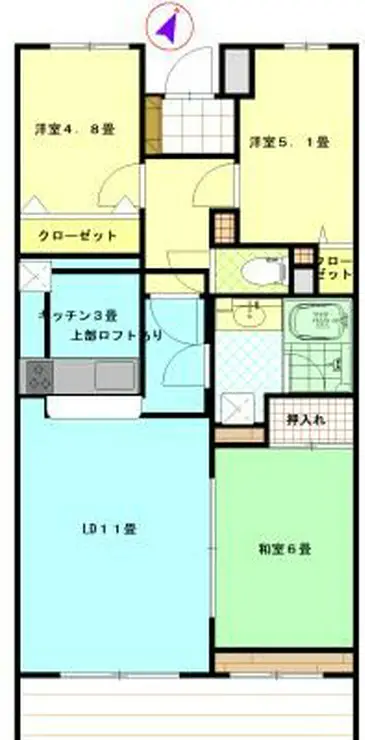 シャルマンコーポ川口 10階階 間取り