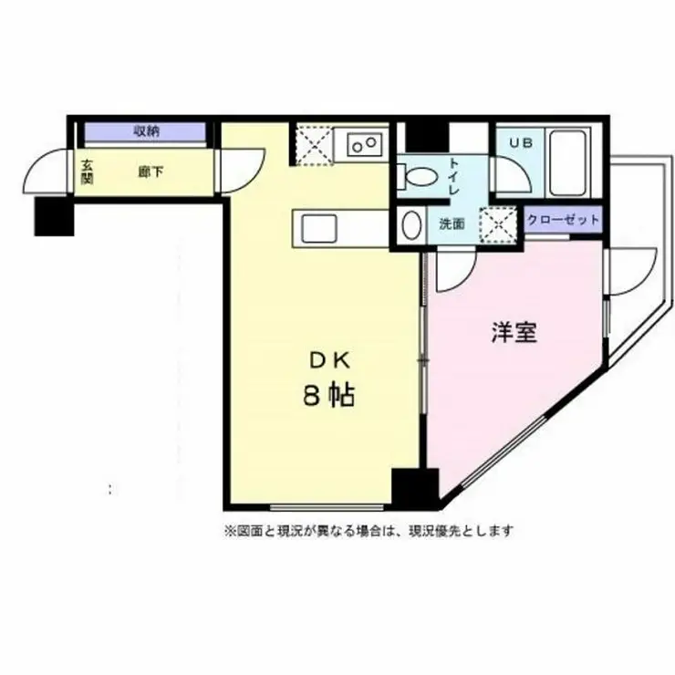 ベルファース麻布十番 7階階 間取り