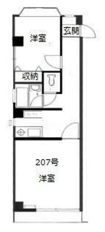 メゾン東麻布 2階階 間取り