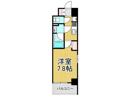 AELL亀有(1K/10階)の間取り写真