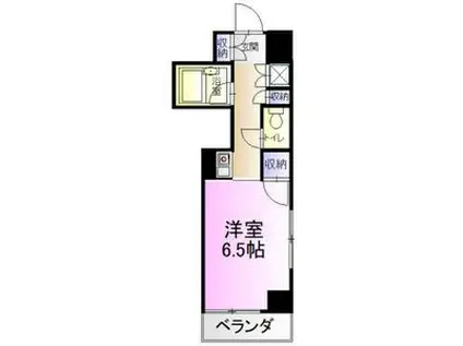 エトワール宇都宮第一(1K/10階)の間取り写真